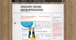 Desktop Screenshot of gregory-grund.de
