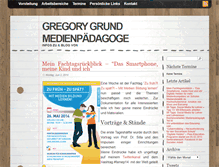 Tablet Screenshot of gregory-grund.de